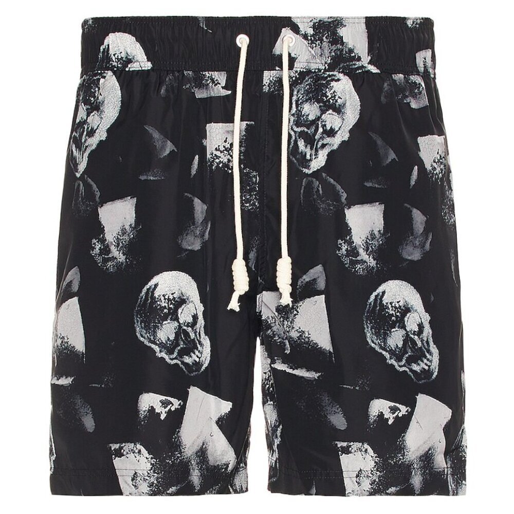 NWT - Palm Angels Skulls Print Swimshort - Rare - Size Large
